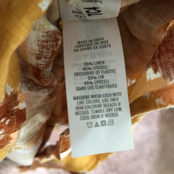 Aerie Yellow & Orange Patterned Maxi Dress With Braided Halter Neck Size XXS NWT - Picture 12 of 13